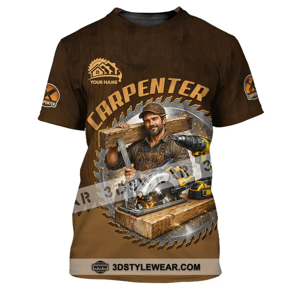 Unisex Shirt - Custom Carpenter Shirt - T-Shirt / S - T-shirt