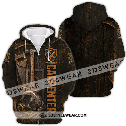Unisex Shirt - Custom Carpenter Shirt - Zipper Hoodie / S - T-shirt