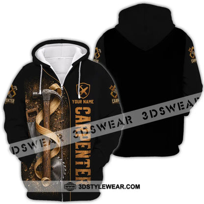 Unisex Shirt - Custom Carpenter Shirt - Zipper Hoodie / S - T-shirt