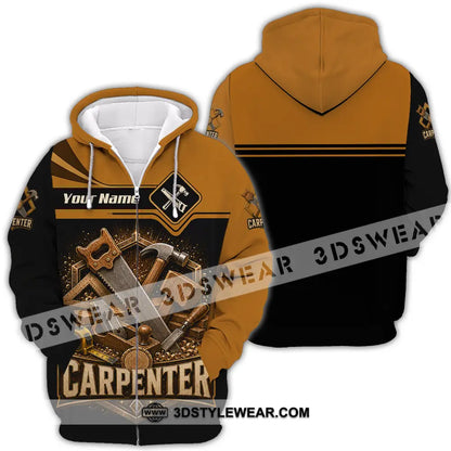 Unisex Shirt - Custom Carpenter Shirt - Zipper Hoodie / S - T-shirt