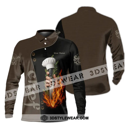 Unisex Shirt - Custom Chef Shirt - Long Sleeve Polo / S - T-shirt