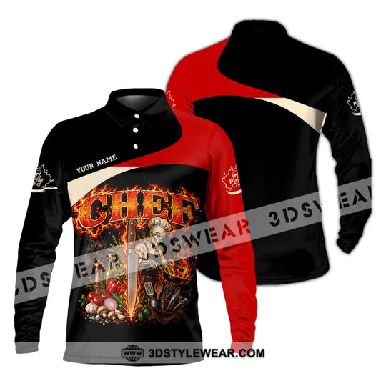 Unisex Shirt - Custom Chef Shirt style option 4