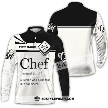 Unisex Shirt - Custom Chef Shirt - Long Sleeve Polo / S - T-shirt