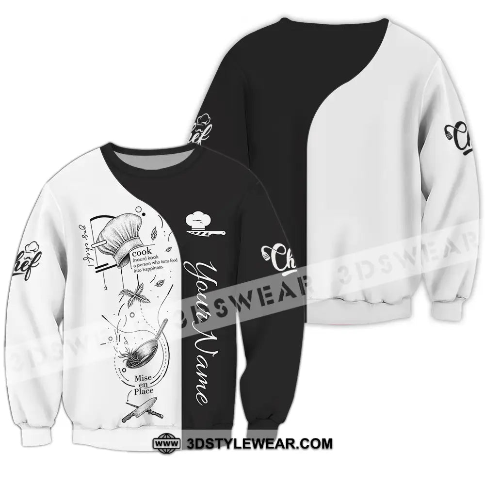 Unisex Shirt - Custom Chef Shirt - Long Sleeve / S - T-shirt
