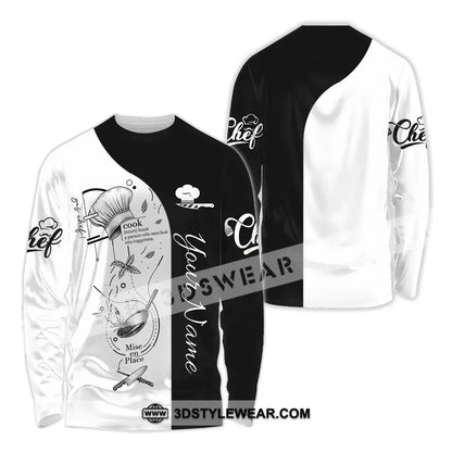 Unisex Shirt - Custom Chef Shirt - Long Sleeve Shirt / S - T-shirt