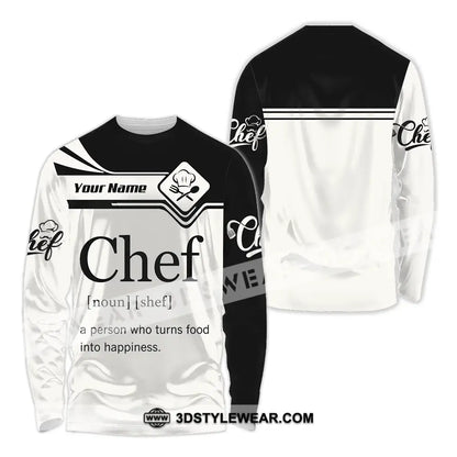 Unisex Shirt - Custom Chef Shirt - Long Sleeve Shirt / S - T-shirt