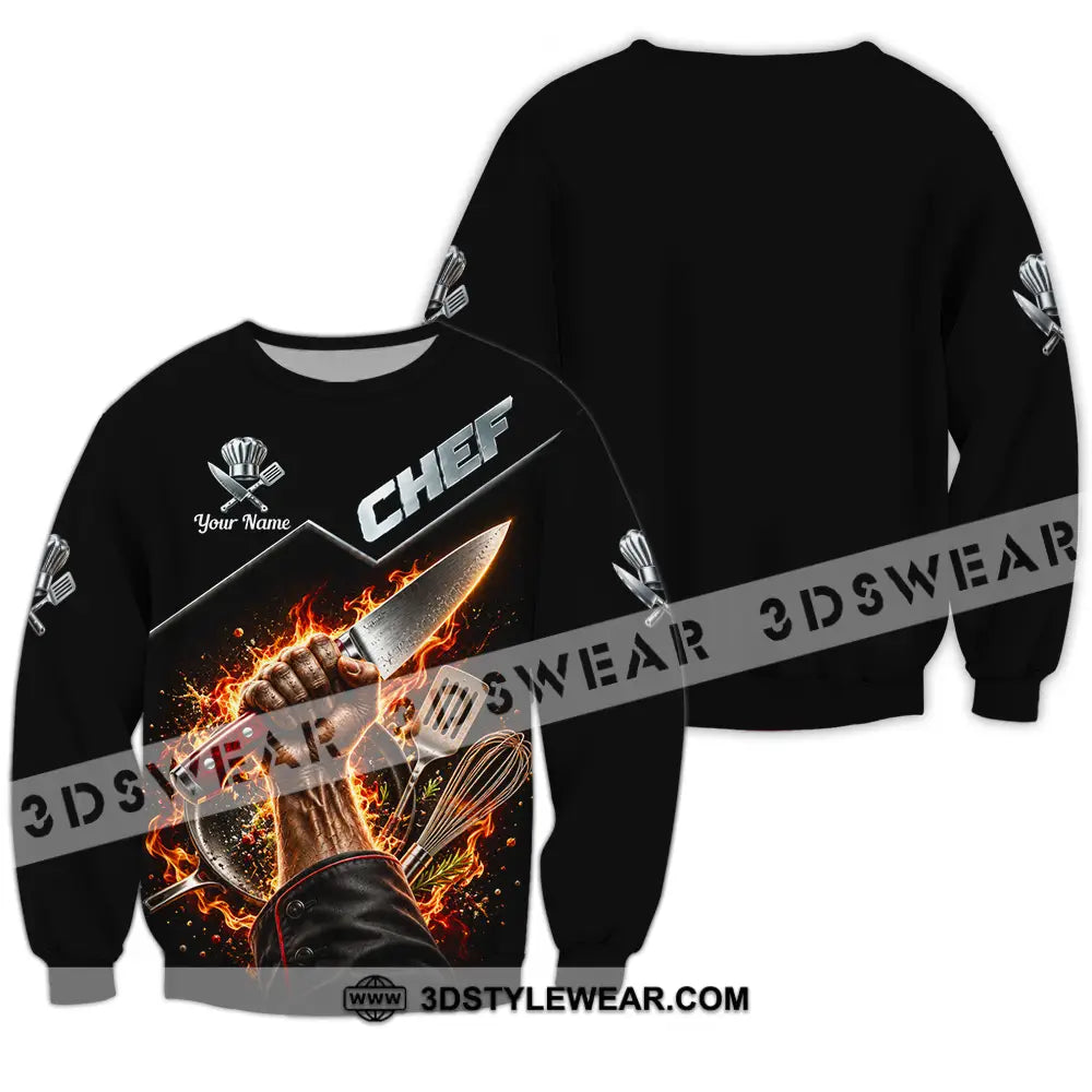 Unisex Shirt - Custom Chef Shirt - Long Sleeve / S - T-shirt