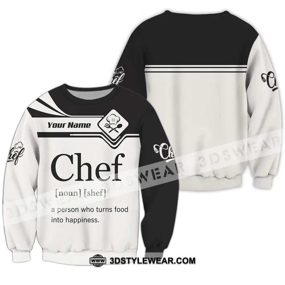 Unisex Shirt - Custom Chef Shirt - Long Sleeve / S - T-shirt