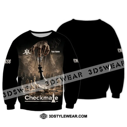 Unisex Shirt - Custom Chess Checkmate Shirt - Long Sleeve / S - T-shirt