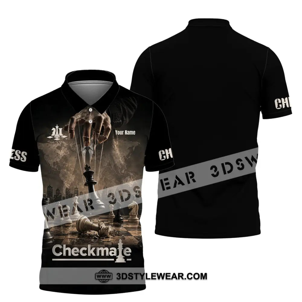 Unisex Shirt - Custom Chess Checkmate Shirt - Polo Shirt / S - T-shirt