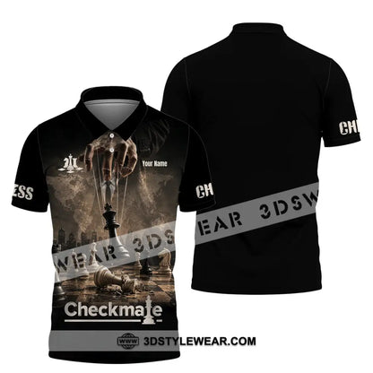 Unisex Shirt - Custom Chess Checkmate Shirt - Polo Shirt / S - T-shirt