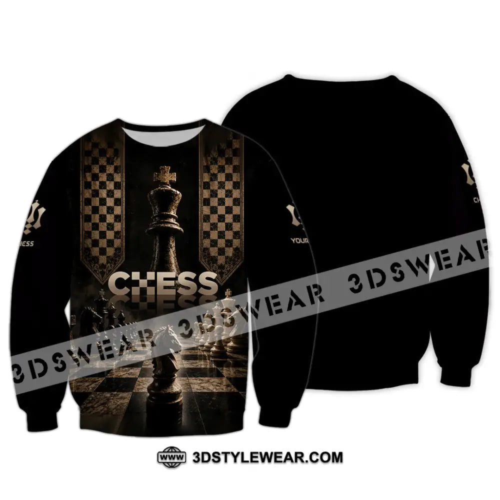 Unisex Shirt - Custom Chess Shirt - Long Sleeve / S - T-shirt