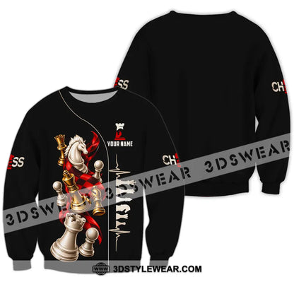 Unisex Shirt - Custom Chess Shirt - Long Sleeve / S - T-shirt