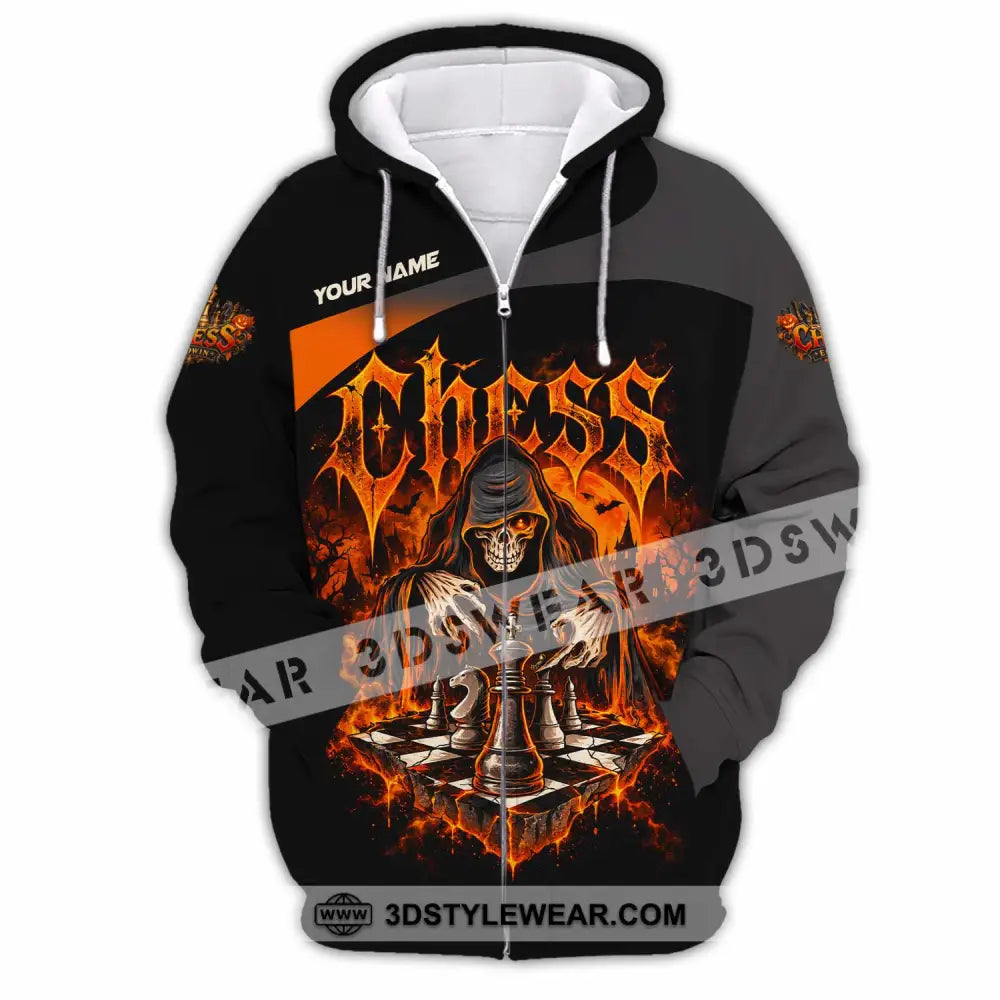 Unisex Shirt - Custom Chess Shirt - Zipper Hoodie / S - T-shirt
