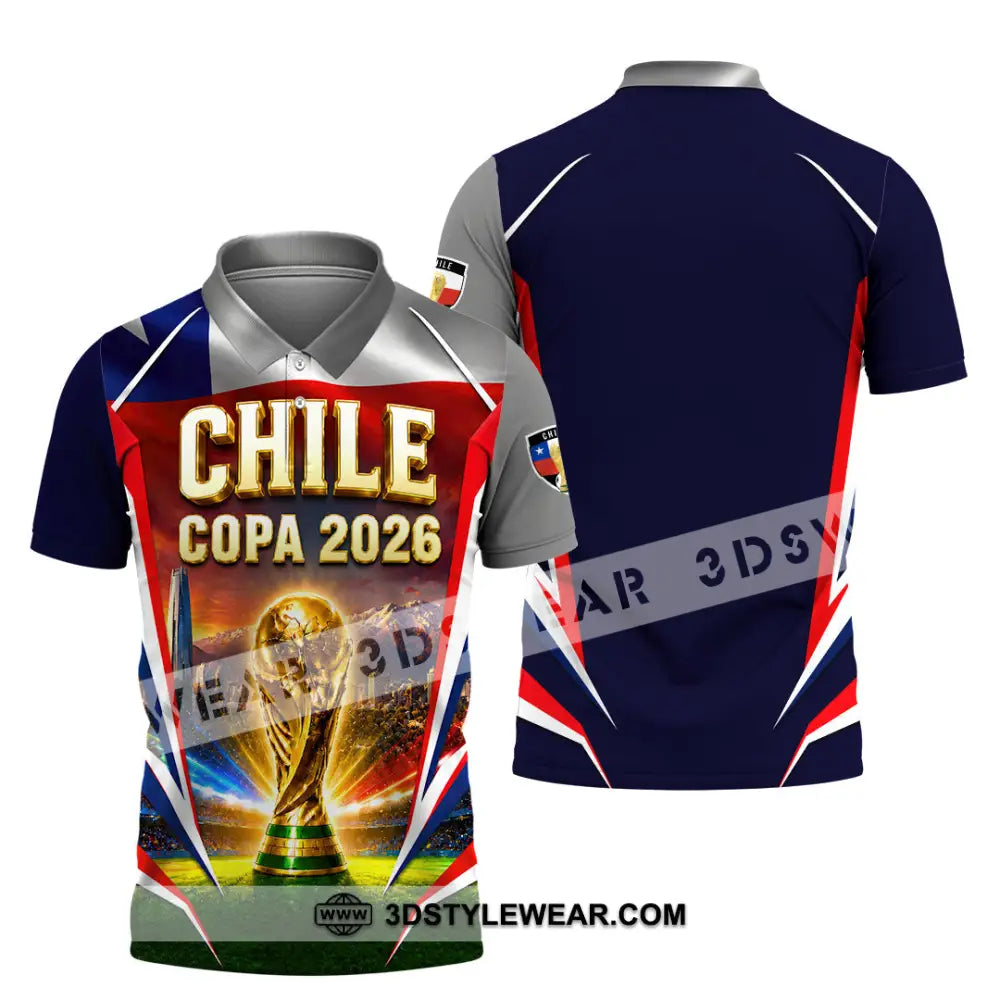 Unisex Shirt - Custom Chile Copa 2026 Shirt - Polo Shirt / S - T-shirt