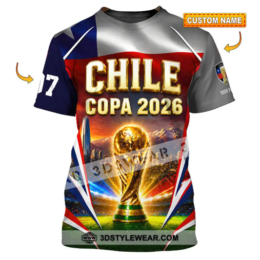 Unisex Shirt - Custom Chile Copa 2026 Shirt - T-shirt
