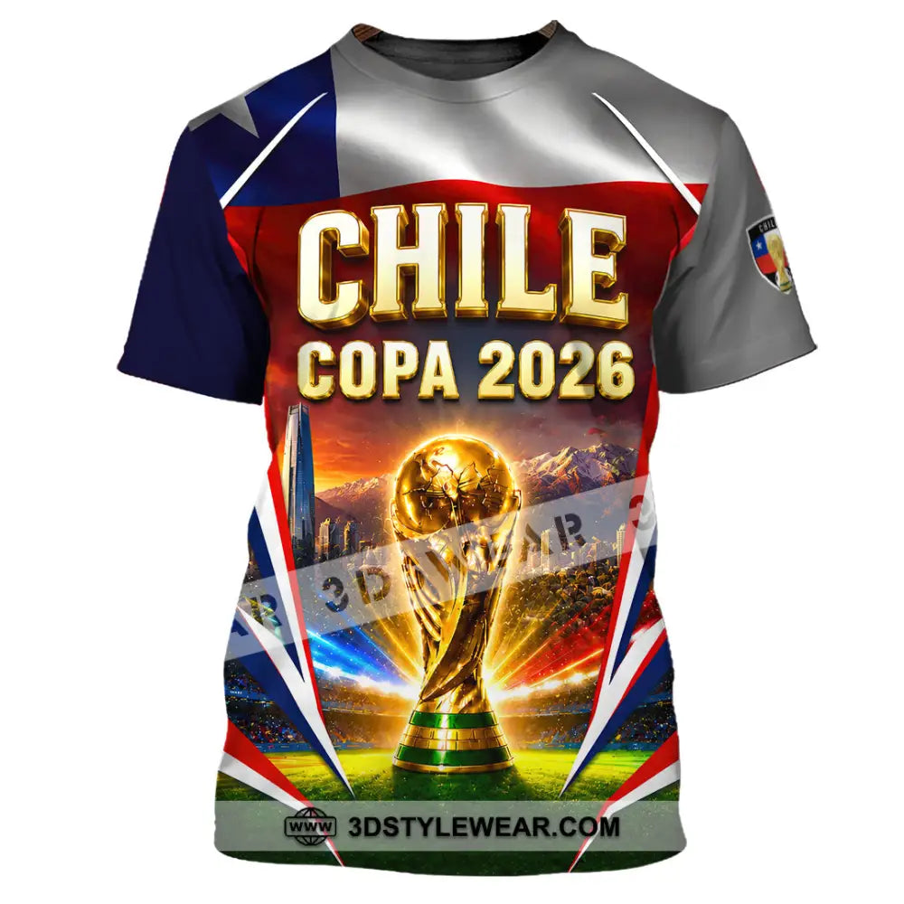 Unisex Shirt - Custom Chile Copa 2026 Shirt - T-Shirt / S - T-shirt