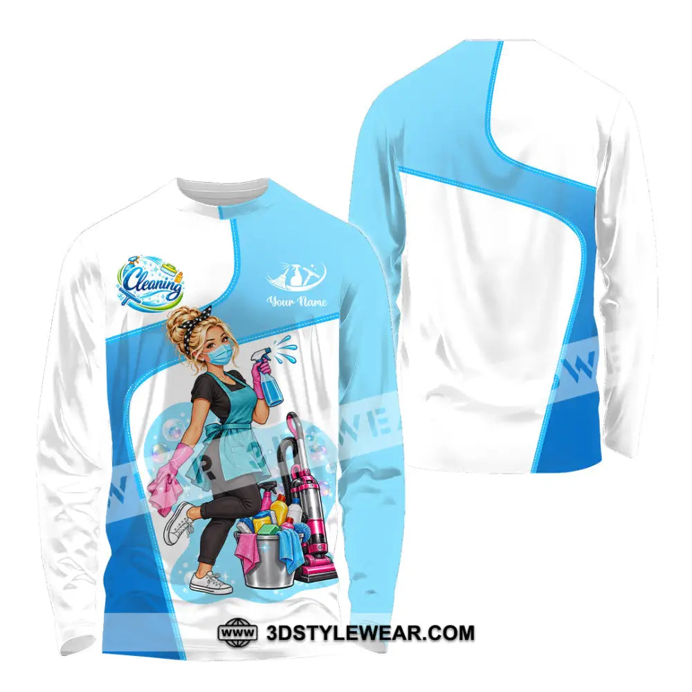 Unisex Shirt - Custom Cleaning Shirt - Long Sleeve Shirt / S - T-shirt