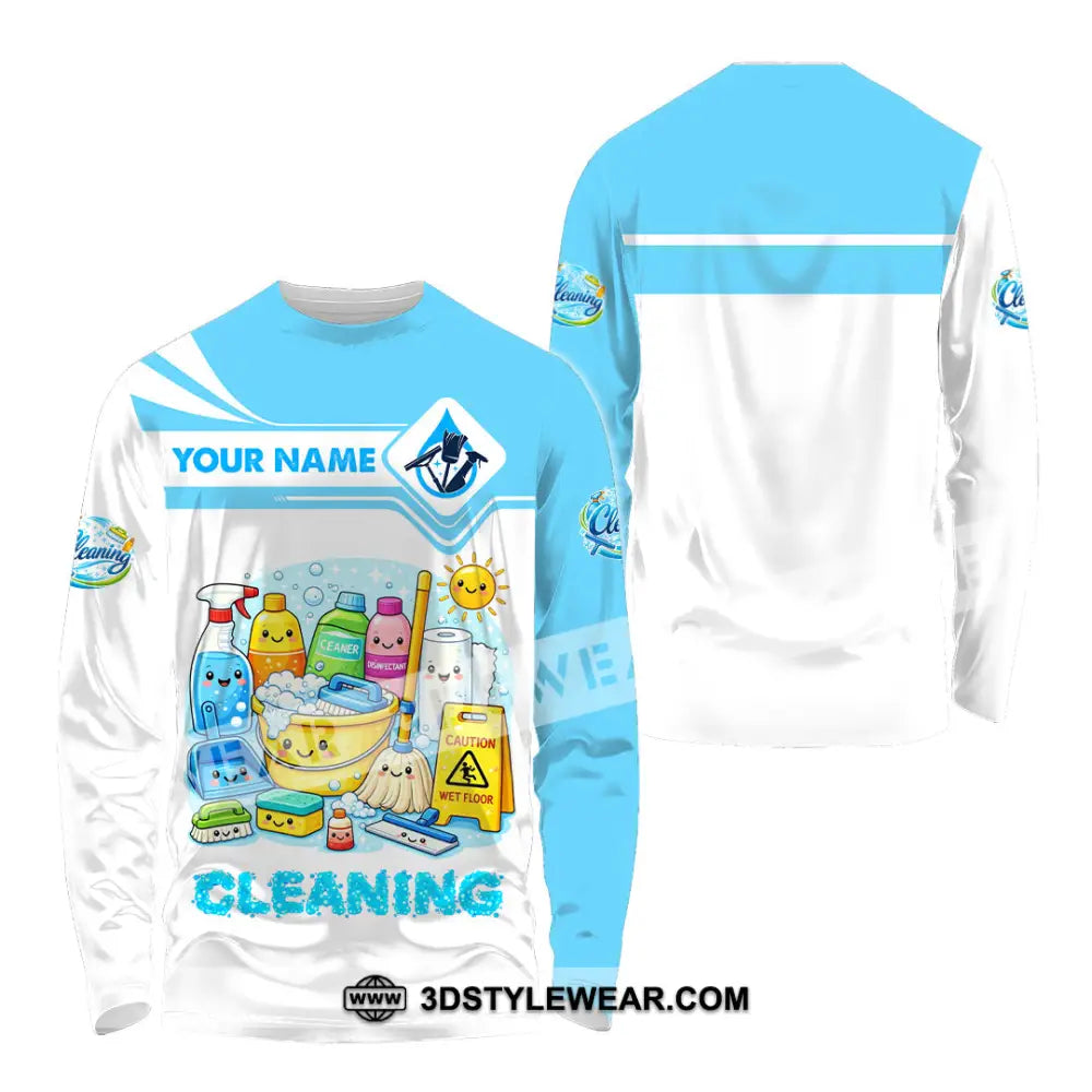 Unisex Shirt - Custom Cleaning Shirt - Long Sleeve Shirt / S - T-shirt
