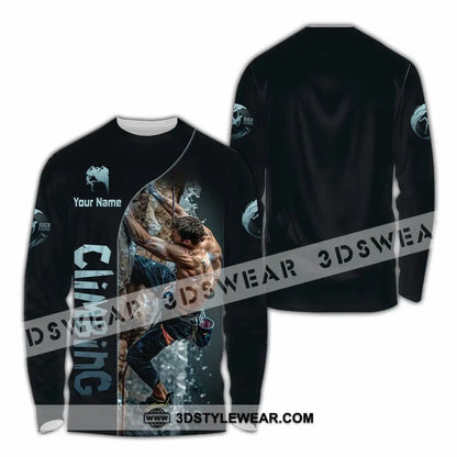 Unisex Shirt - Custom Climbing Shirt - Long Sleeve Shirt / S - T-shirt