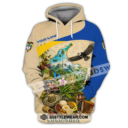 Unisex Shirt - Custom Colombia Shirt - Hoodie / S - T-shirt