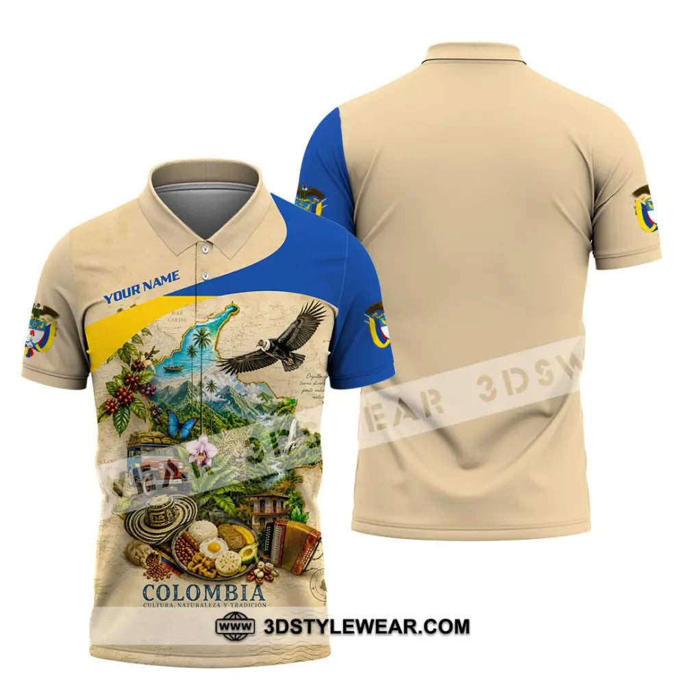 Unisex Shirt - Custom Colombia Shirt - Polo Shirt / S - T-shirt