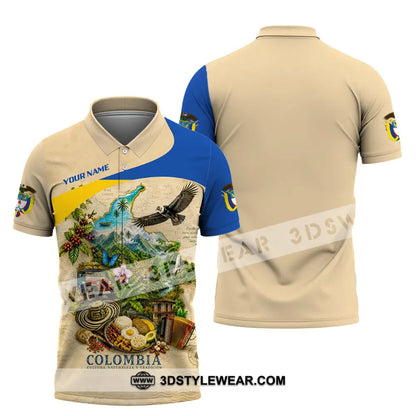 Unisex Shirt - Custom Colombia Shirt - Polo Shirt / S - T-shirt