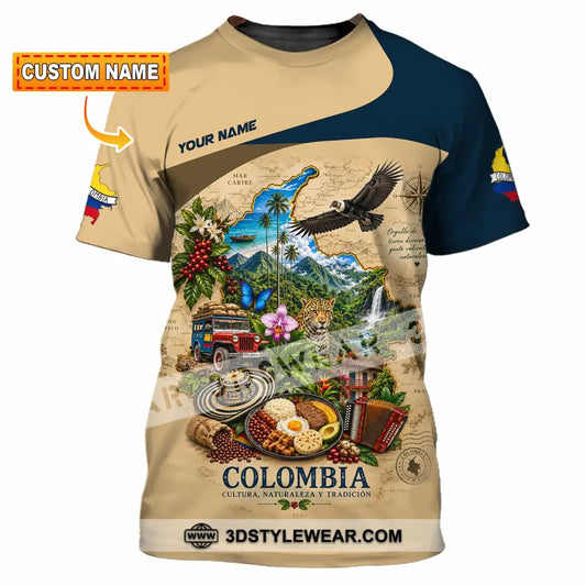 Unisex Shirt - Custom Colombia Shirt - T-shirt