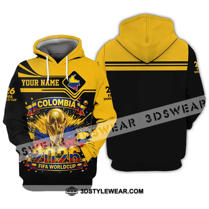 Unisex Shirt - Custom Colombia World Cup 2026 Shirt - Hoodie / S - T-shirt