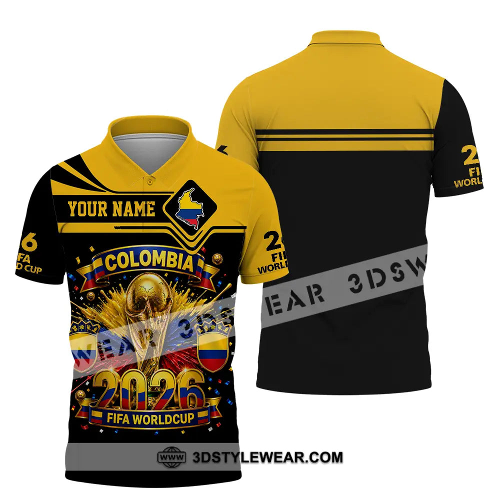 Unisex Shirt - Custom Colombia World Cup 2026 Shirt - Polo Shirt / S - T-shirt