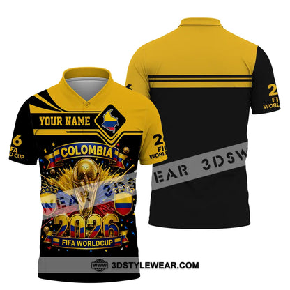 Unisex Shirt - Custom Colombia World Cup 2026 Shirt - Polo Shirt / S - T-shirt
