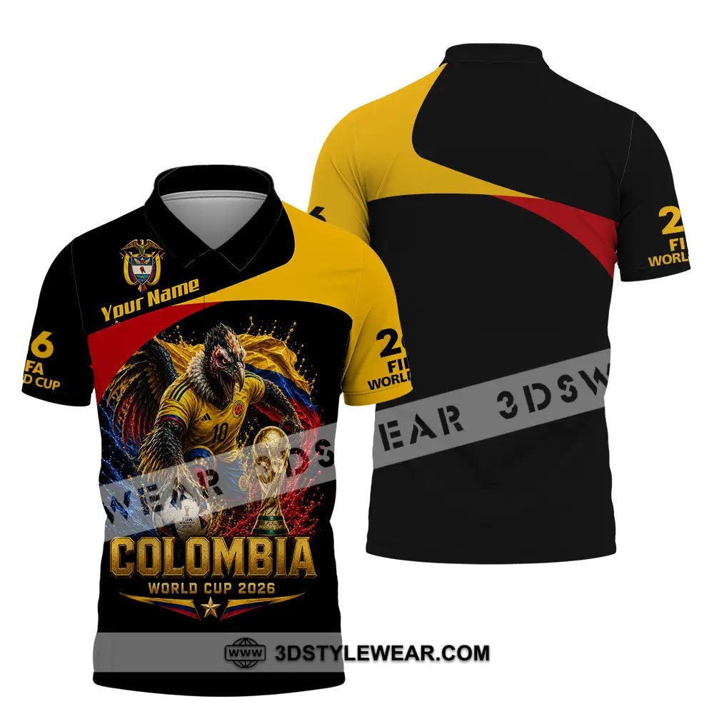 Unisex Shirt - Custom Colombia World Cup 2026 Shirt - Polo Shirt / S - T-shirt
