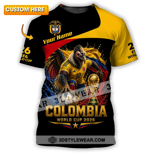 Unisex Shirt - Custom Colombia World Cup 2026 Shirt - T-shirt