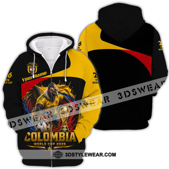 Unisex Shirt - Custom Colombia World Cup 2026 Shirt style option 4