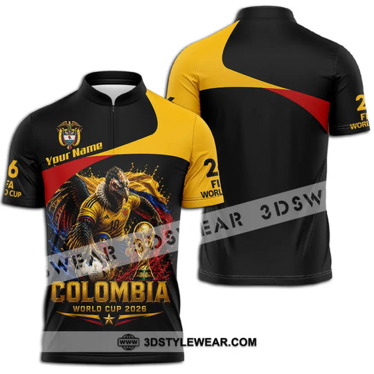 Unisex Shirt - Custom Colombia World Cup 2026 Shirt style option 2