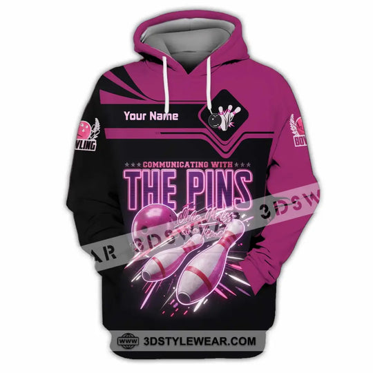 Unisex Shirt - Custom Communicating With The Pins Bowling Shirt style option 3
