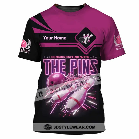 Unisex Shirt - Custom Communicating With The Pins Bowling Shirt style option 2