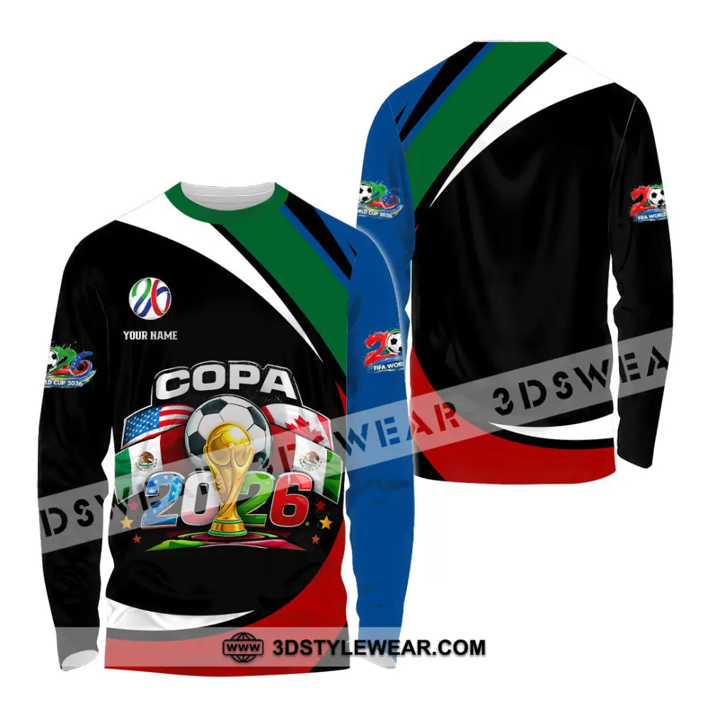 Unisex Shirt - Custom COPA 2026 3D Shirt - Long Sleeve Shirt / S - T-shirt