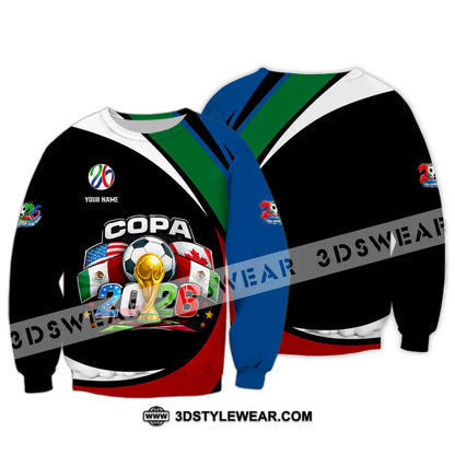 Unisex Shirt - Custom COPA 2026 3D Shirt - Long Sleeve / S - T-shirt