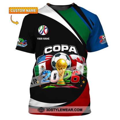 Unisex Shirt - Custom COPA 2026 3D Shirt - T-shirt