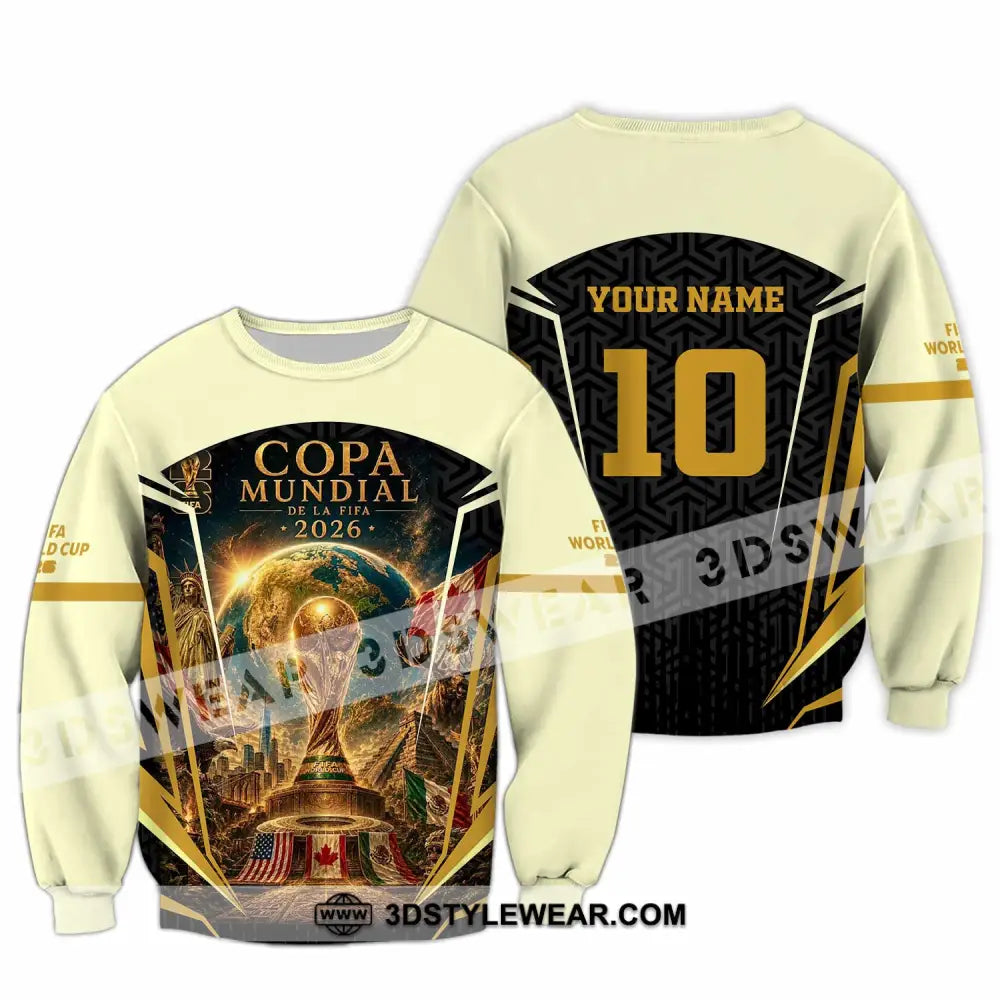 Unisex Shirt - Custom Copa Mundial World Cup 2026 Shirt - Long Sleeve / S - T-shirt