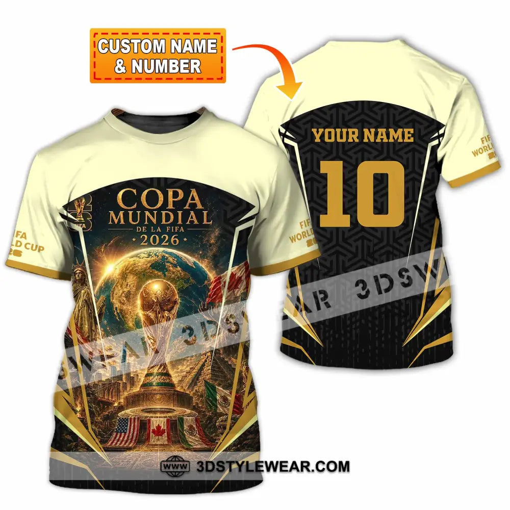 Unisex Shirt - Custom Copa Mundial World Cup 2026 Shirt - T-shirt