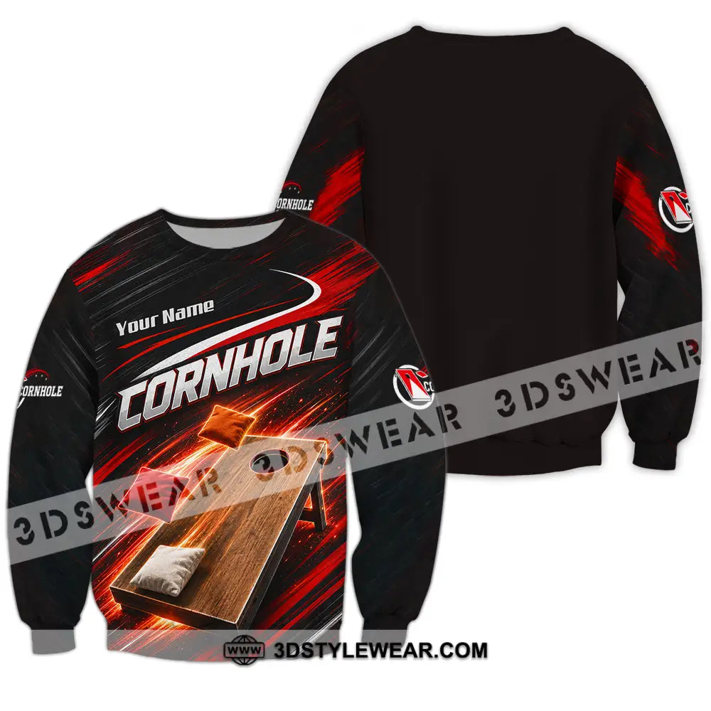 Unisex Shirt - Custom Cornhole Shirt - Long Sleeve / S - T-shirt
