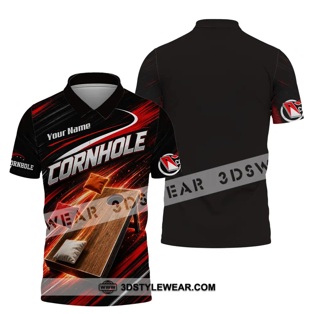Unisex Shirt - Custom Cornhole Shirt - Polo Shirt / S - T-shirt