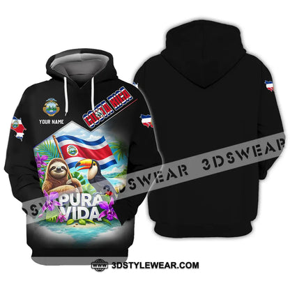 Unisex Shirt - Custom Costa Rica 3D Shirt Hoodie / S T-shirt