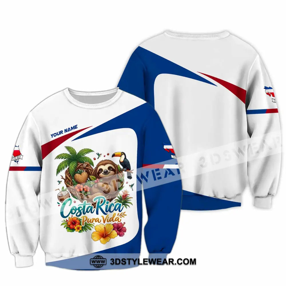 Unisex Shirt - Custom Costa Rica Shirt - Long Sleeve / S - T-shirt