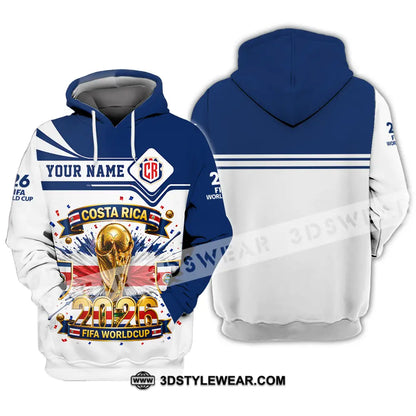 Unisex Shirt - Custom Costa Rica World Cup 2026 Shirt - Hoodie / S - T-shirt