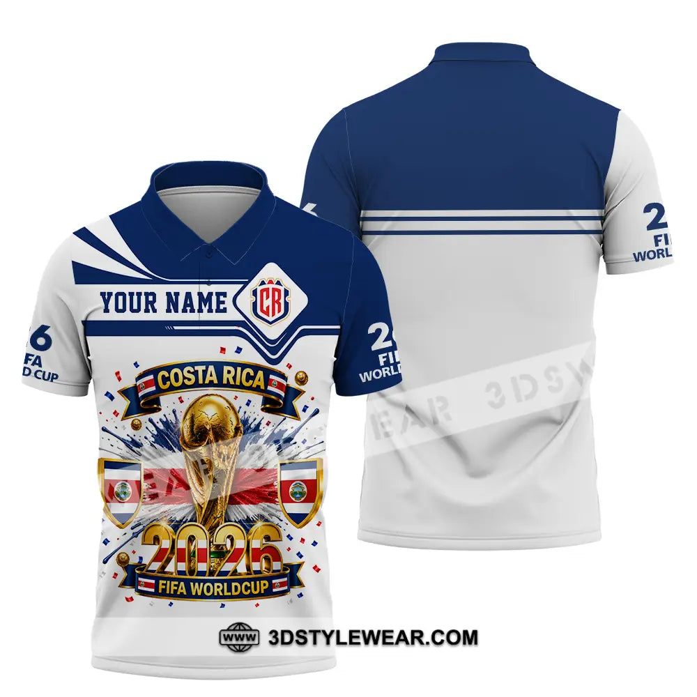 Unisex Shirt - Custom Costa Rica World Cup 2026 Shirt - Polo Shirt / S - T-shirt