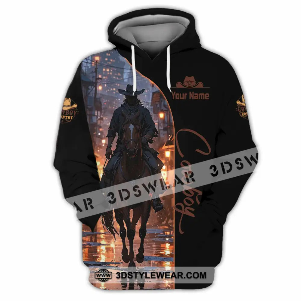 Unisex Shirt - Custom Cowboy Shirt - Hoodie / S - T-shirt
