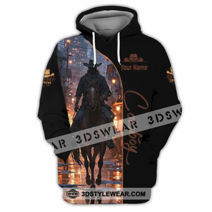 Unisex Shirt - Custom Cowboy Shirt - Hoodie / S - T-shirt